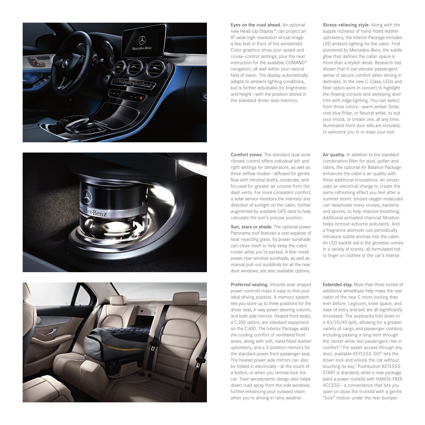 2015 Mercedes-Benz C-Class Brochure Page 3